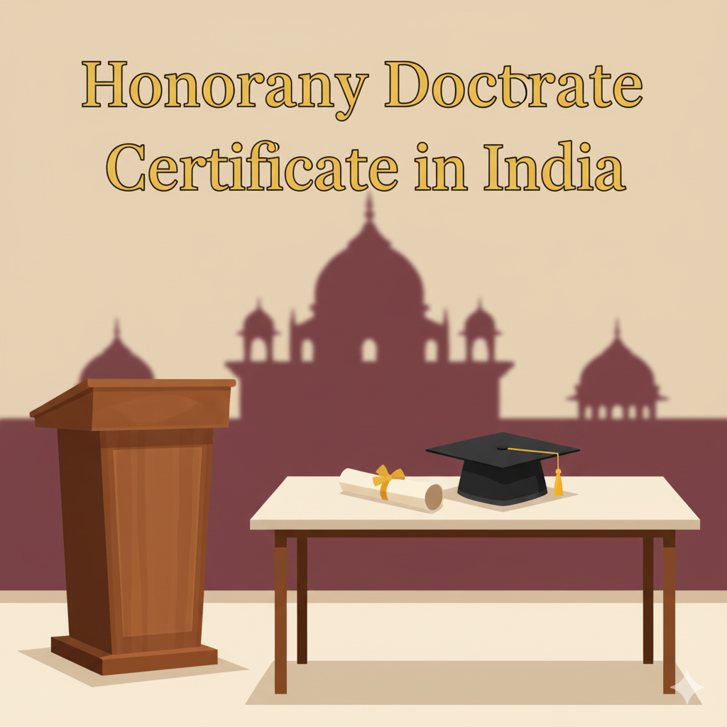 Honorary Doctorate Certificate