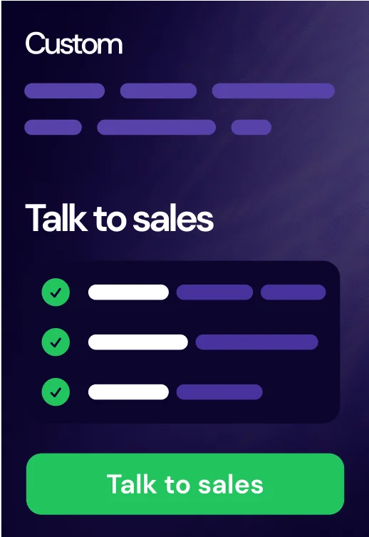 Talk to Sales