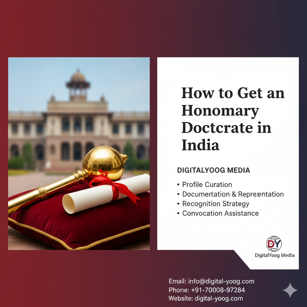 How to Get an Honorary Doctorate in India?